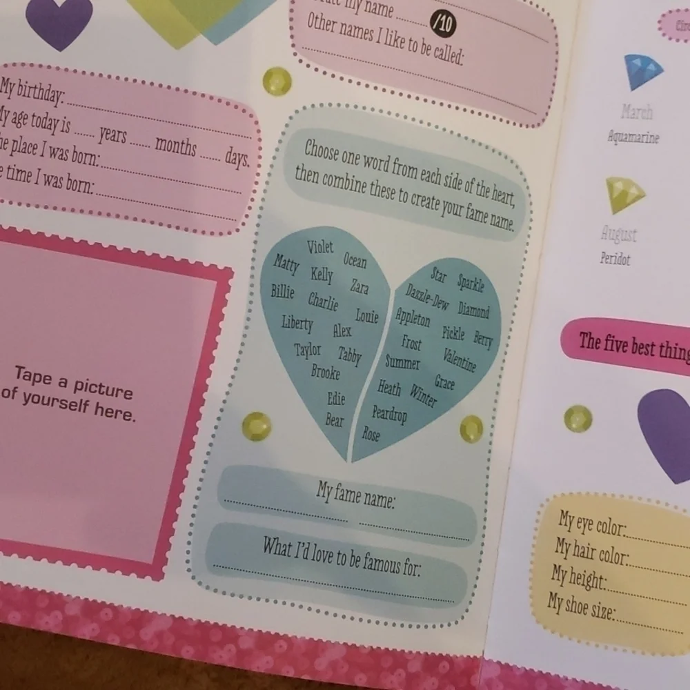 HEART 2 heart my dazzling two way book and journal. NWT